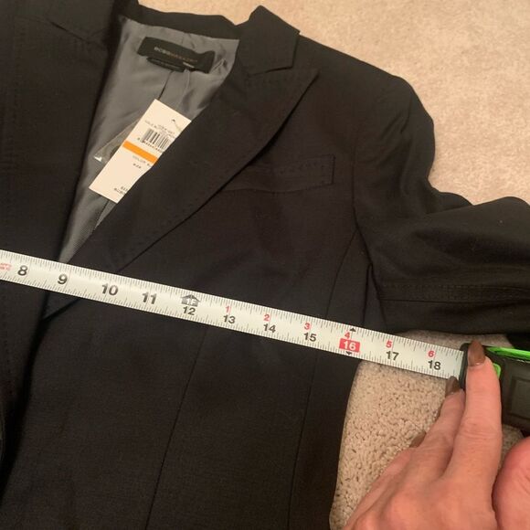 NWT BCBGMaxAzria Black Wool Blazer - Picture 10 of 13